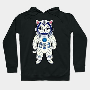 Astronaut cat outer space Hoodie